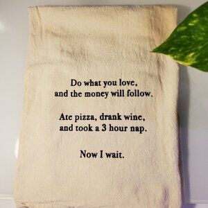 Printed by Hand Ellembee Gift - Funny  Dish Cloth | Tea Towel